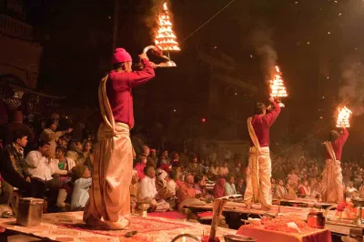 Il Ganga Aarti a Varanasi